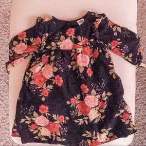 Fall/winter floral dress